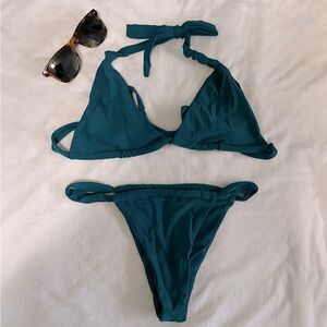 Teal bikini